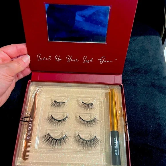 Moxie Magnetic Lashes - Honey - Love - Swabs -Case - Picture 3 of 6